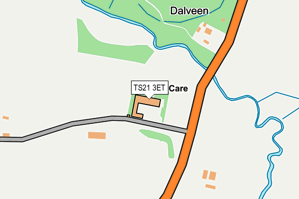 TS21 3ET map - OS OpenMap – Local (Ordnance Survey)