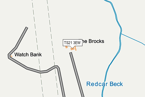 TS21 3EW map - OS OpenMap – Local (Ordnance Survey)
