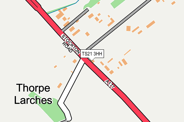 TS21 3HH map - OS OpenMap – Local (Ordnance Survey)