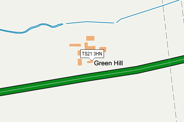 TS21 3HN map - OS OpenMap – Local (Ordnance Survey)