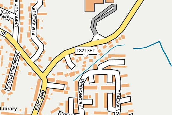 TS21 3HT map - OS OpenMap – Local (Ordnance Survey)