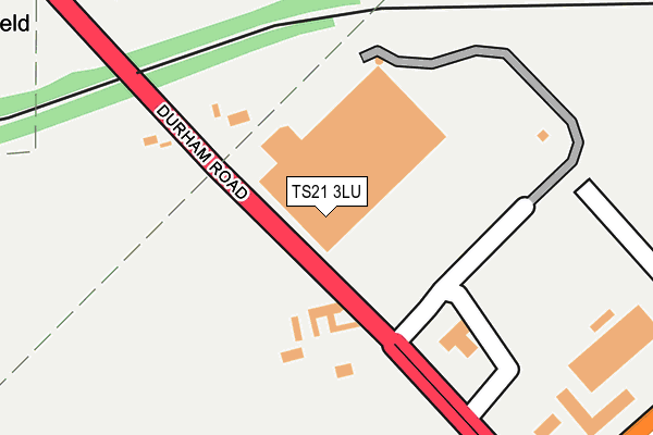 TS21 3LU map - OS OpenMap – Local (Ordnance Survey)