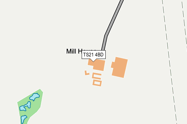 TS21 4BD map - OS OpenMap – Local (Ordnance Survey)