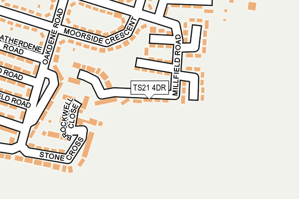 TS21 4DR map - OS OpenMap – Local (Ordnance Survey)