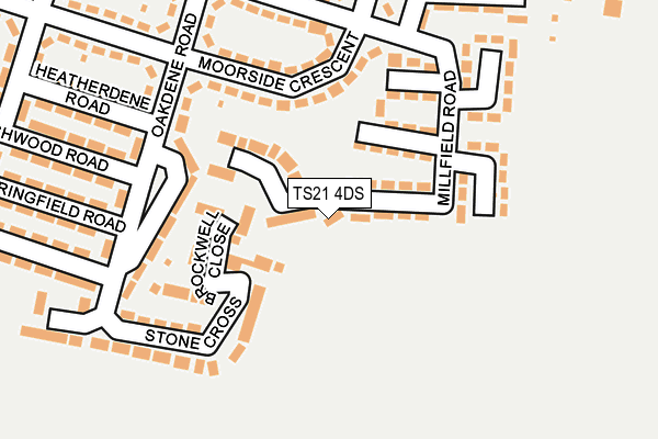 TS21 4DS map - OS OpenMap – Local (Ordnance Survey)