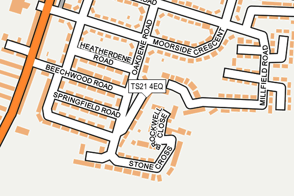 TS21 4EQ map - OS OpenMap – Local (Ordnance Survey)