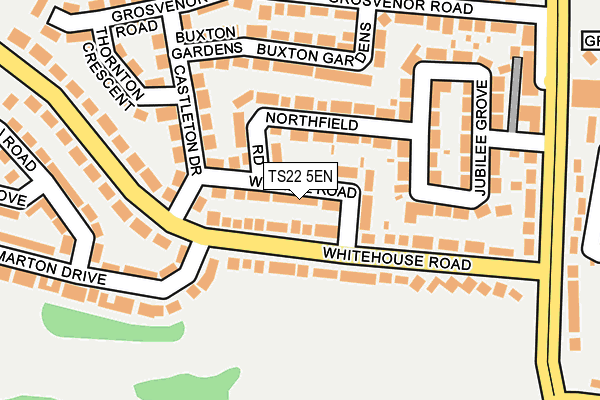 TS22 5EN map - OS OpenMap – Local (Ordnance Survey)