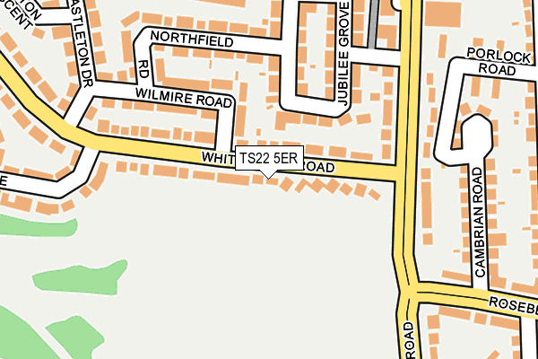 TS22 5ER map - OS OpenMap – Local (Ordnance Survey)