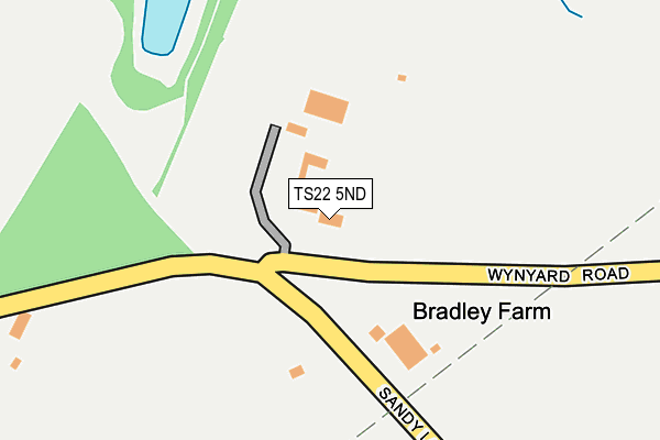 TS22 5ND map - OS OpenMap – Local (Ordnance Survey)