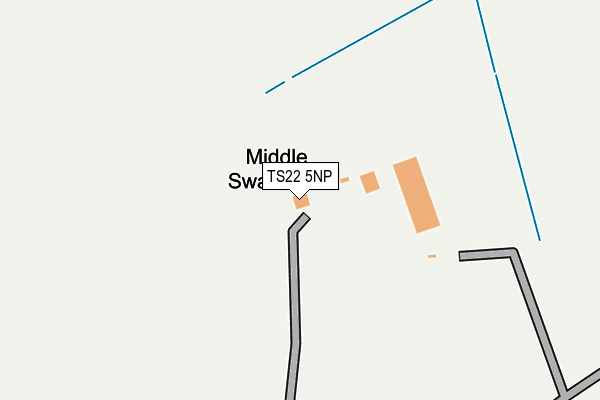 TS22 5NP map - OS OpenMap – Local (Ordnance Survey)