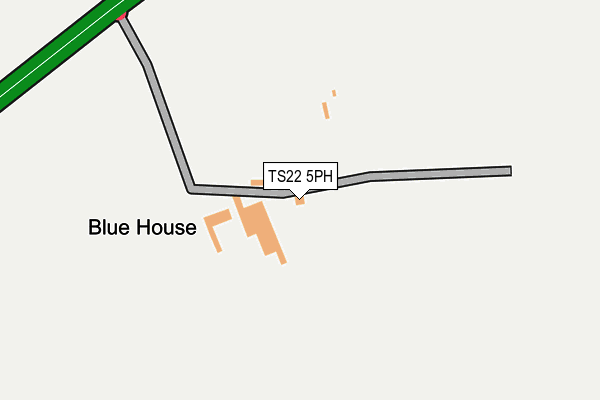 TS22 5PH map - OS OpenMap – Local (Ordnance Survey)