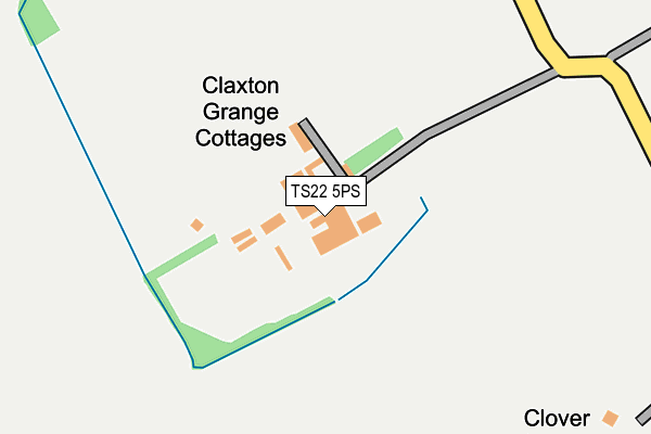 TS22 5PS map - OS OpenMap – Local (Ordnance Survey)