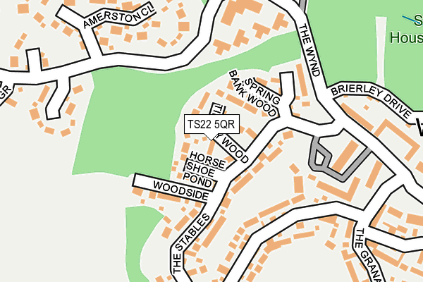 TS22 5QR map - OS OpenMap – Local (Ordnance Survey)