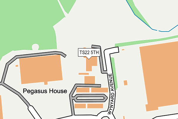TS22 5TH map - OS OpenMap – Local (Ordnance Survey)