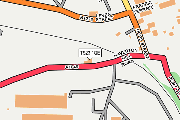 TS23 1QE map - OS OpenMap – Local (Ordnance Survey)