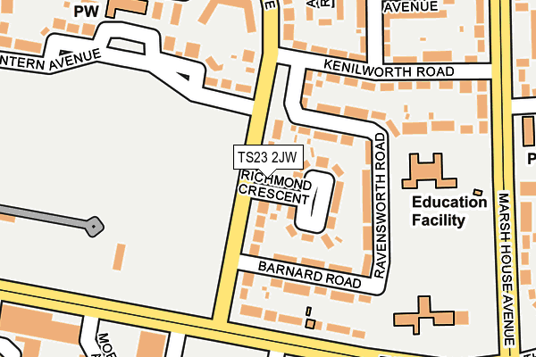 Map of MELROSE MEDICAL CENTRE LIMITED at local scale