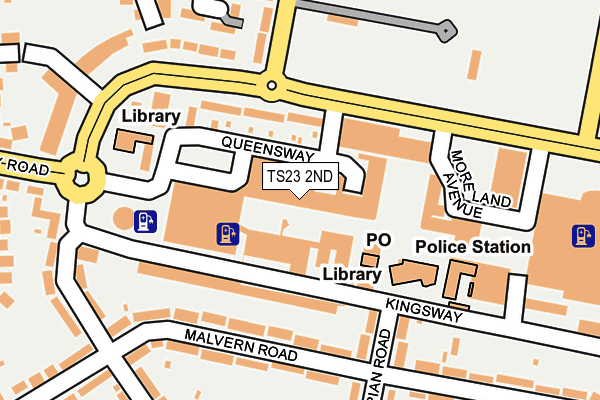 TS23 2ND map - OS OpenMap – Local (Ordnance Survey)