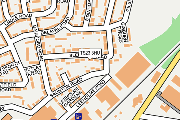 TS23 3HU map - OS OpenMap – Local (Ordnance Survey)
