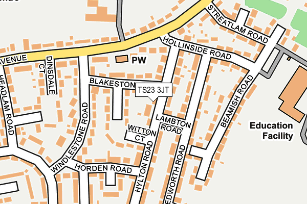 Map of M WRENCH PROPERTY SERVICES LIMITED at local scale