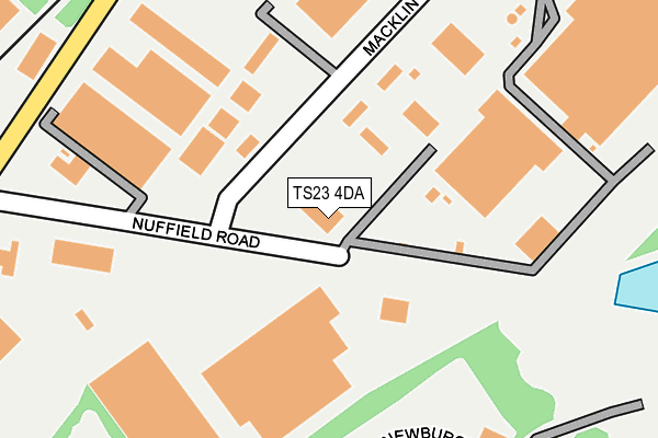 TS23 4DA map - OS OpenMap – Local (Ordnance Survey)