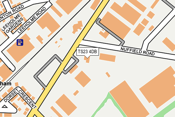 TS23 4DB map - OS OpenMap – Local (Ordnance Survey)