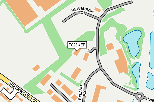 TS23 4EF map - OS OpenMap – Local (Ordnance Survey)