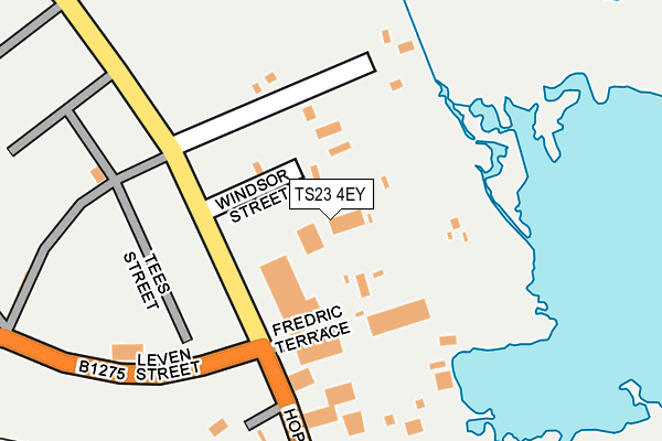 TS23 4EY map - OS OpenMap – Local (Ordnance Survey)