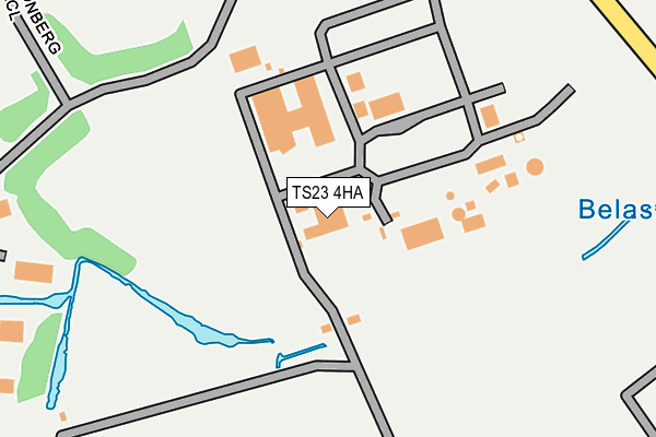 TS23 4HA map - OS OpenMap – Local (Ordnance Survey)