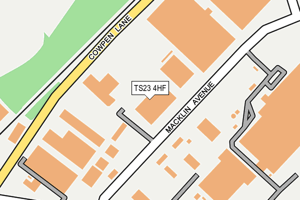 TS23 4HF map - OS OpenMap – Local (Ordnance Survey)