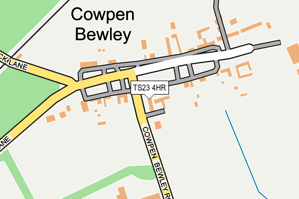 TS23 4HR map - OS OpenMap – Local (Ordnance Survey)