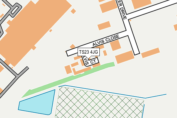 Map of JB TECHNICAL SERVICES LTD at local scale