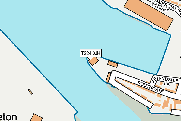 TS24 0JH map - OS OpenMap – Local (Ordnance Survey)