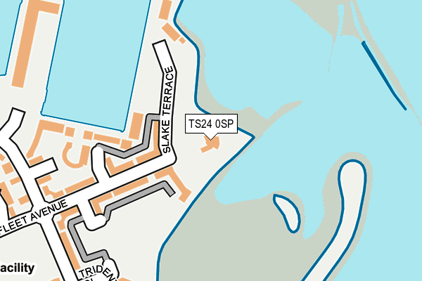 TS24 0SP map - OS OpenMap – Local (Ordnance Survey)