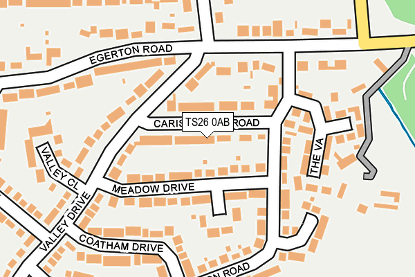 TS26 0AB map - OS OpenMap – Local (Ordnance Survey)