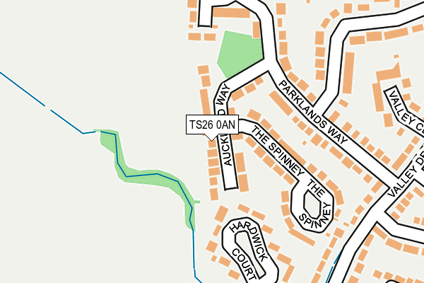 TS26 0AN map - OS OpenMap – Local (Ordnance Survey)