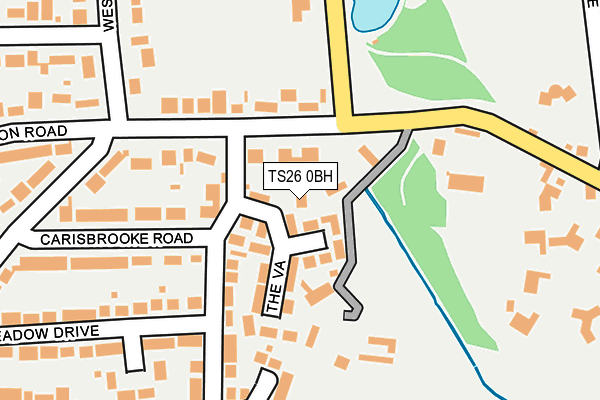 TS26 0BH map - OS OpenMap – Local (Ordnance Survey)