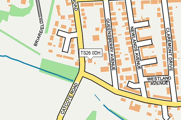 TS26 0DH map - OS OpenMap – Local (Ordnance Survey)