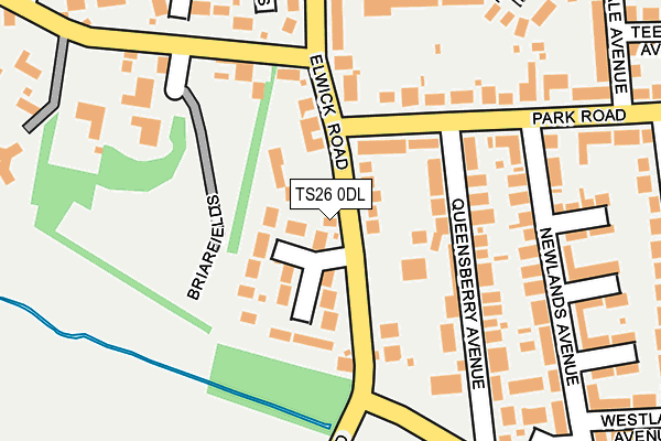 TS26 0DL map - OS OpenMap – Local (Ordnance Survey)