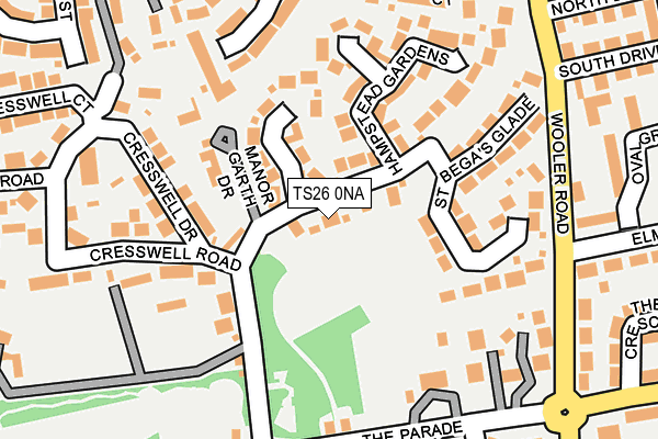 TS26 0NA map - OS OpenMap – Local (Ordnance Survey)