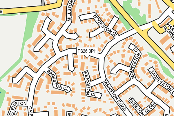 TS26 0PH map - OS OpenMap – Local (Ordnance Survey)