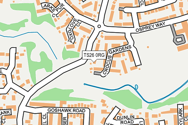 TS26 0RG map - OS OpenMap – Local (Ordnance Survey)