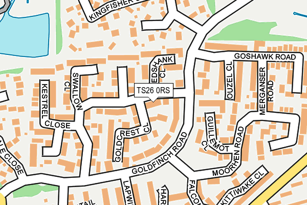 TS26 0RS map - OS OpenMap – Local (Ordnance Survey)