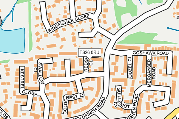 TS26 0RU map - OS OpenMap – Local (Ordnance Survey)