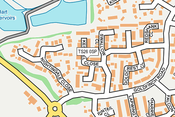 TS26 0SP map - OS OpenMap – Local (Ordnance Survey)