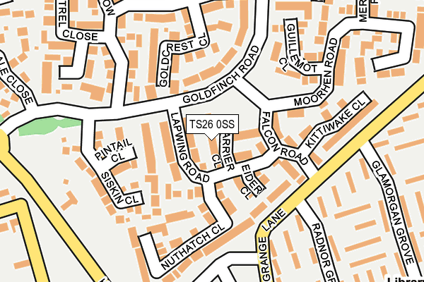 TS26 0SS map - OS OpenMap – Local (Ordnance Survey)