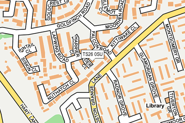 TS26 0SU map - OS OpenMap – Local (Ordnance Survey)