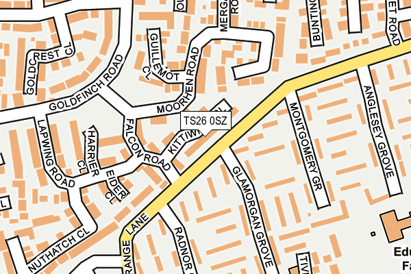 TS26 0SZ map - OS OpenMap – Local (Ordnance Survey)