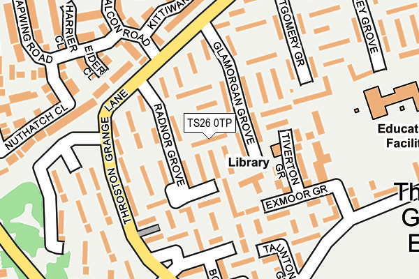 TS26 0TP map - OS OpenMap – Local (Ordnance Survey)