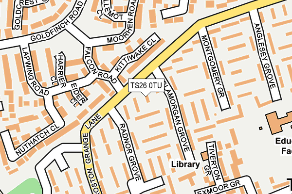 TS26 0TU map - OS OpenMap – Local (Ordnance Survey)