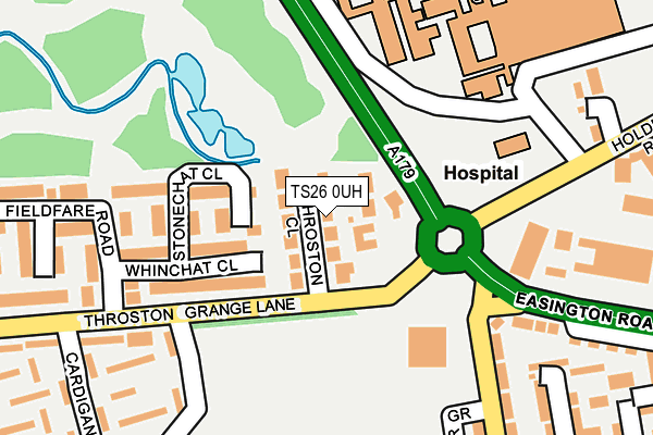 TS26 0UH map - OS OpenMap – Local (Ordnance Survey)